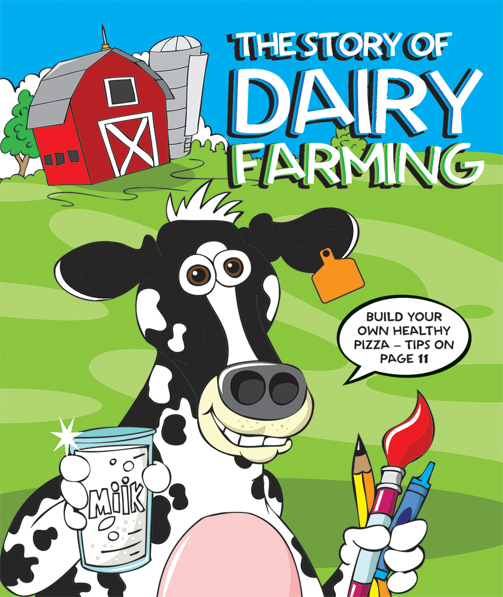 WDA The Story of Dairy Farming Coloring Book