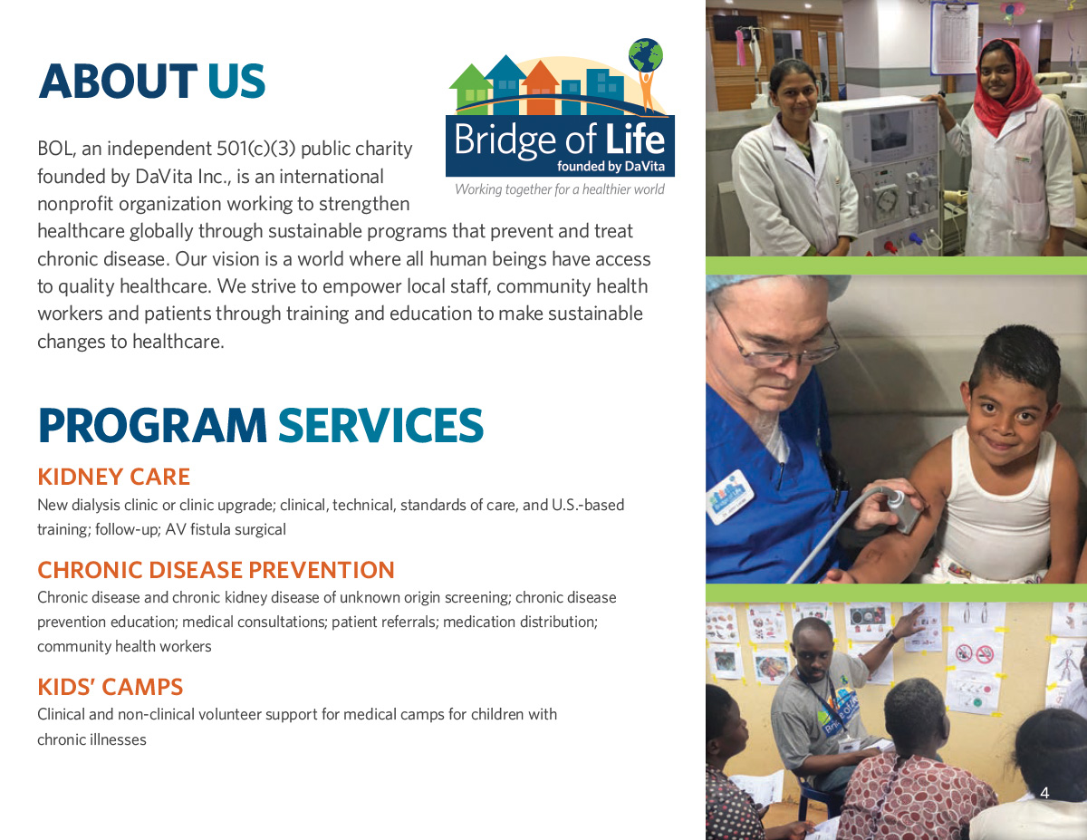 Bridge of Life Impact Investment Report Page 4